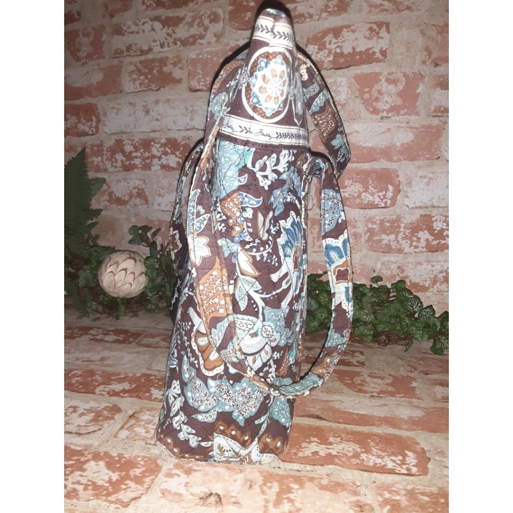 Vera Bradley Java Blue/Brown Tote - image 5